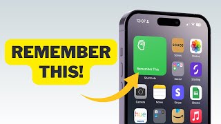 This NEW iPhone Shortcut is AWESOME for Memory Loss [upl. by Erena133]
