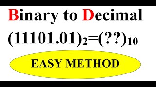 Binary to Decimal [upl. by Ihdin]