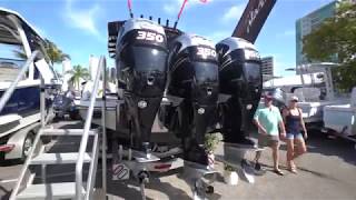 NorTech 390 Fast Sport Center Console On Water Sea Trial Review [upl. by Oralle384]