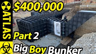 Big Boy bunker with a 100000 Gun room Part 2 STAIRS [upl. by Anelrats59]