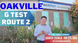 Oakville G Test Route no 2  Full G Road Test Route with Road Test Tips [upl. by Ahsemaj]