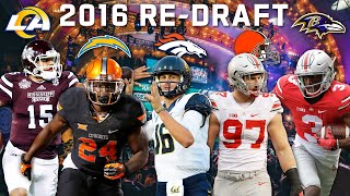 ReDrafting the 2016 Rookie Class Bosa to Browns Michael Thomas to Ravens amp More  NFL Throwback [upl. by Sparks]