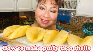 DIY Puffy Taco Shells  Easy amp Versatile Taco Recipe  Perfect for Summer [upl. by Trip]