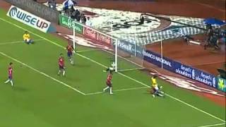 Costa Rica 0 x 1 Brasil  Gols e Lances  Amistoso  08102011 [upl. by Solon]