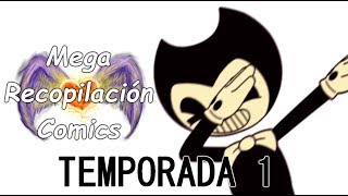 Bendy And The Ink Machine Mega Compilación de Comics  TEMPORADA 1 [upl. by Brenn581]