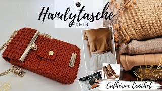 Wie man eine Handytasche häkelt  Cross Body Tasche  Handytasche mit Kartenfach [upl. by Glynn]