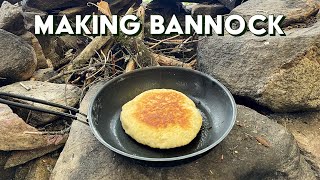 How to Make Bannock on a Canoe Trip  Bread in the Backcountry [upl. by Nivac]