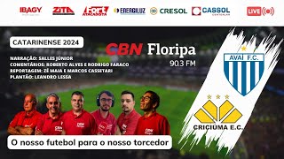 Avaí x Criciúma  Campeonato Catarinense  12022024 [upl. by Kaine]