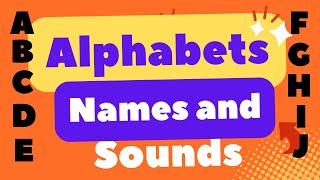 Alphabet Names and Sounds [upl. by Ettennor182]