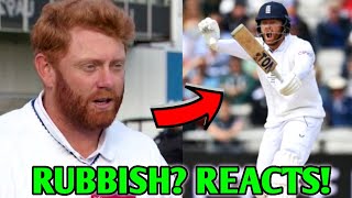 quotRUBBISH Cricketerquot Jonny Bairstow Reply to HATE  Ashes England Vs Australia Bairstow News Facts [upl. by Airtemad780]