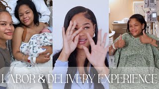 my labor and delivery honest experience  footage  arnellarmon [upl. by Liw242]