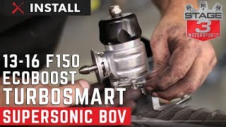 20132016 F150 35L EcoBoost TurboSmart SP Supersonic BOV Install [upl. by Erodasi]