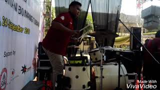 Via vallen bojo galak drum cover okta pecos baleci reggae [upl. by Catima577]