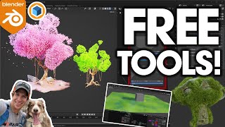 5 FREE NEW Plant and Landscape Tools for Blender [upl. by Rodl808]