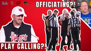 Nebraskas PLAY CALLING CFB Officiating IS AWFUL The Huskers LAST 4 GAMES Are HUGE [upl. by Kienan]