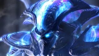 Sinister Turn Zeratul Confronts Hybrid Destroyer Maar on Zhakul Starcraft 2 [upl. by Cnut]