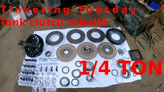 14 ton Tank Clutch Rebuild British Army Centurion MBT  Tinkering Tuesday [upl. by Sanson]