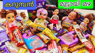 കറുമ്പൻ Episode 200 Barbie Doll All Day Routine in Indian Village  Funny stories for kids [upl. by Nawj194]