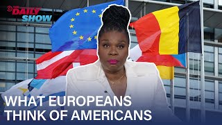 Leslie Jones Can’t Believe What Europeans Think of Americans  The Daily Show [upl. by Kaylee196]