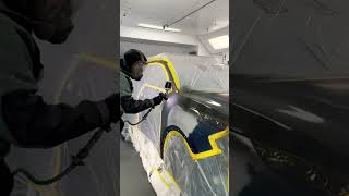 SPRAYING SEALER KEEPING IT SMALL TO BLEND COLOUR IN PANEL [upl. by Mandell994]