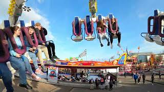 Jay Barwicks Freakout  On Ride POV Farrars Funfairs Utilita Arena Sheffield April 2024 [upl. by Irmo]