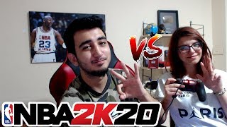 KIZ ARKADAŞIMLA NBA 2K20DE ÜÇLÜK YARIŞMASI YAPTIK [upl. by Seyler77]