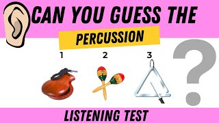 Percussion Instruments Quiz  How many instruments can you guess [upl. by Aiyram875]