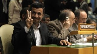 Irans Ahmadinejad Keeps Up Bluster Against Israel [upl. by Titus]