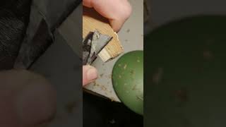 Serene Wood Carving ASMR with a Utility Knife WoodCarving [upl. by Woothen966]