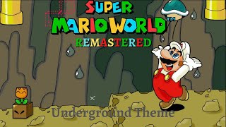 Super Mario World Underground Theme REMASTERED [upl. by Okimuk982]