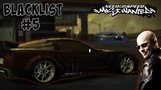 NFS Most Wanted  Taking Down Webster and His Corvette Blacklist  5 [upl. by Miksen]