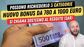 📣 Bonus SOSTEGNO AL REDDITO 2023 possono richiederlo anche RDC [upl. by Sheffield676]