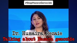 Hazara Genocide  Dr Humaira Rezaie is talking about it [upl. by Nivets291]