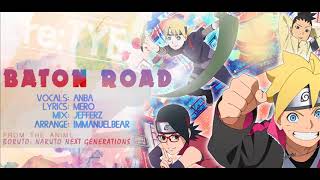 quotBaton Roadquot English Cover  Boruto OP feat Anba [upl. by Stevena]