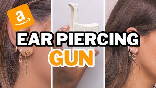 AMAZON EAR PIERCING GUN  Honest Review  3 Tips You Need To Know [upl. by Centeno]