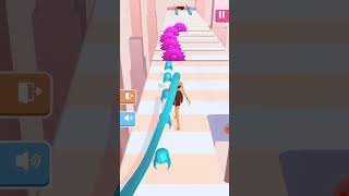 girls gro tish hair in slact game games music phonk [upl. by Norling]