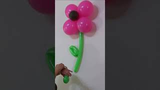 Flor en globos decoracion en globos decoration globosdecoracion [upl. by Georgette441]