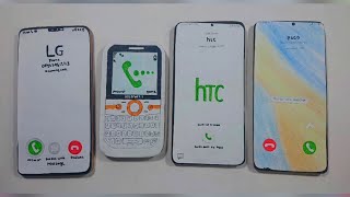 lg V40 thinq amp huawei G6620 amp htc wildfire E plus amp poco X3 ¦ incoming calls [upl. by Lundquist234]