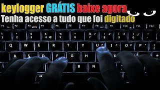 Keylogger GRÁTIS baixe agora descubra tudo que foi digitado [upl. by Selhorst]