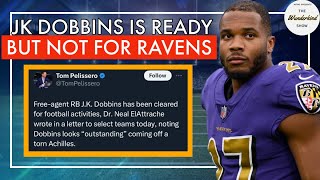 BREAKING JK Dobbins has been CLEARED to playbut he wont be playing for the Ravens 885 [upl. by Ynnej]