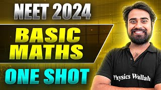 BASIC MATHS in 1 Shot FULL CHAPTER COVERAGE ConceptsPYQs  Prachand NEET 2024 [upl. by Rehpotsrihc]