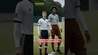 La evolución de los uniformes de Futbol y cómo serían en el futuro  bestmoments [upl. by Aseela]