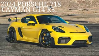 The New Best 2024 Porsche 718 Cayman GT4 RS Detailed Review [upl. by Molohs]