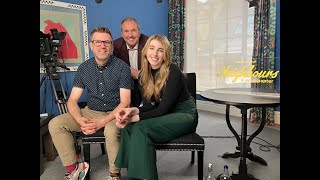 Neighbours interview – Alan Fletcher Karl Kennedy amp Georgie Stone Mackenzie Hargreaves Sep 2023 [upl. by Selemas]