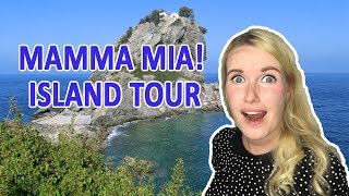 Mamma Mia Island Film Location Tour  Skopelos Skiathos in Greece [upl. by Nolur]