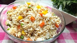 Pork Chao fan ala Chowking  Easy Fried Rice Recipe [upl. by Leahicm317]