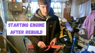 Starting Austin 7 Engine After Rebuild [upl. by Caprice]