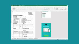 Bokföring i Excel  Bokföringsmall för Enskild firma  Instruktioner  Zervant [upl. by Inajna722]