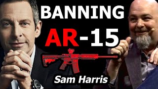 SHOULD the USA ban the AR15 Sam Harris amp Matt Dillahunty [upl. by Daisi77]