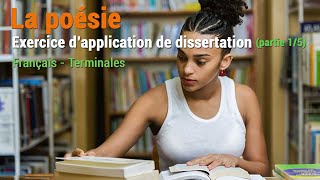 La poésie  Exercice dapplication de dissertation  15  Cours en Ligne Français  Terminales [upl. by Nosoj119]